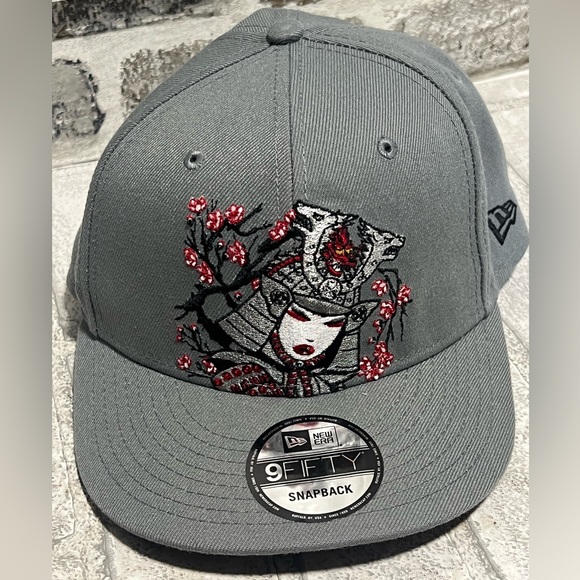 TKDK Tokidoki Samurai Girl Cool Grey 9Fifty New Era Hat Snapback Cap Men - Picture 1 of 7